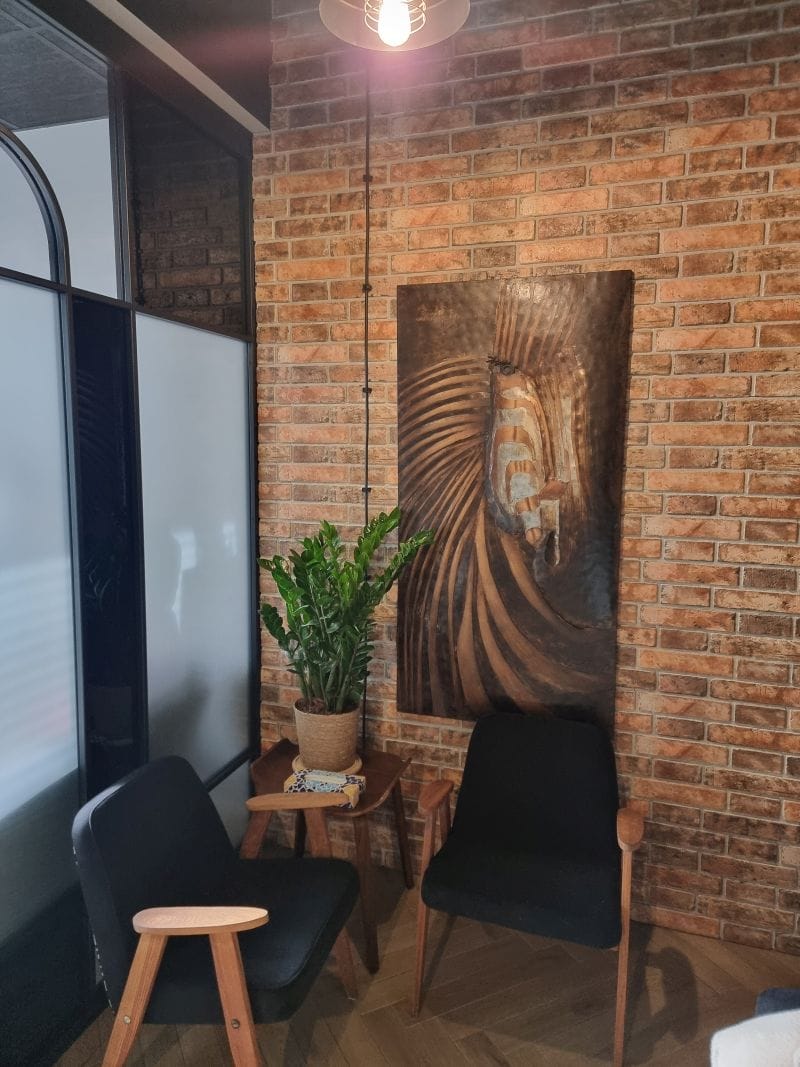 Prywatny Gabinet Psychiatryczny w Białymstoku - wygodne fotele w poczekalni